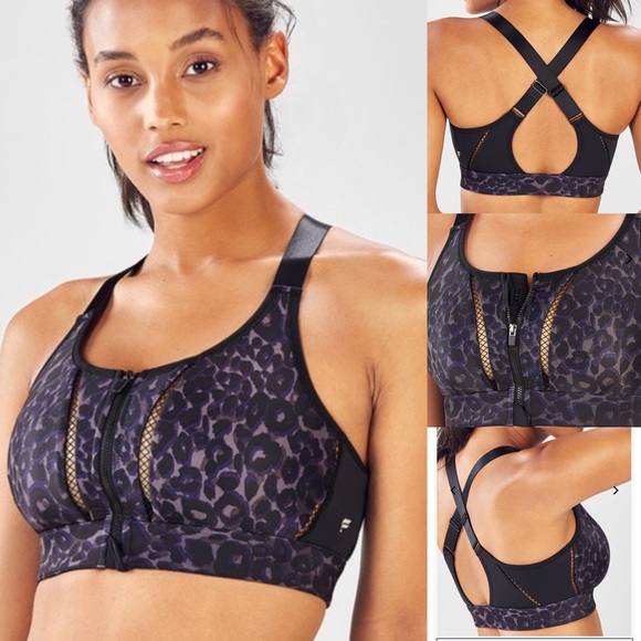 Fabletics Other - FABLETICS Zoe High Impact Sports Bra Leopard Print